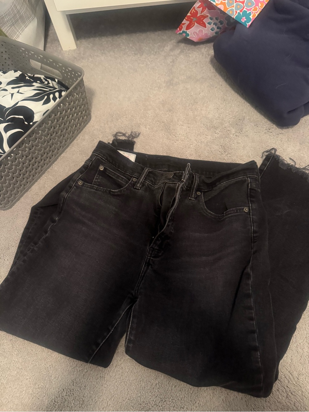 GAP Black Kick Fit High Rise Jeans